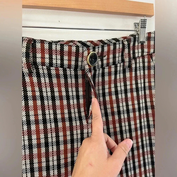 CAbi Jazzy Plaid Double Breasted Blazer & Kick Flare Cropped Ankle Pants Set - Picture 14 of 16